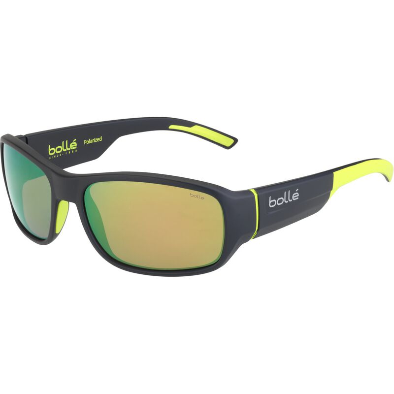 HERON, Dark Grey Yellow Matte-HD Polarized Brown Emerald, hi-res image number null